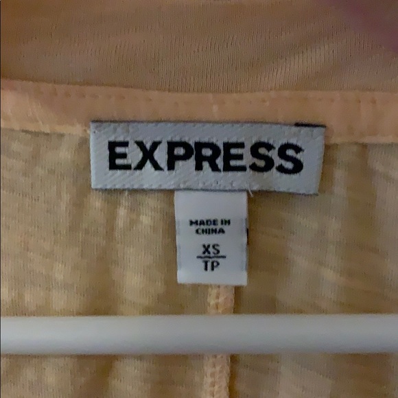 XS Peach Express shirt with gold sequin heart - Picture 3 of 4